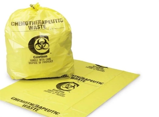 Autoklawowalne torby PE Biohazard na odpady szpitalne