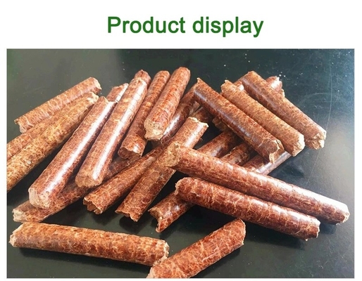 Tabletki o różnej długości Drewniany pellet z naturalnych sprasowanych trocin