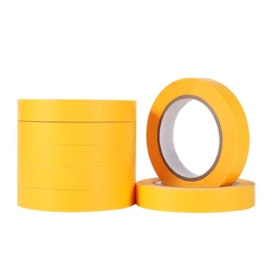 Taśma maskująca klasy przemysłowej Kraft Paper Gummed Tape Złota ochrona lakieru w sprayu Piękno