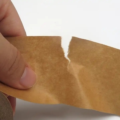 Taśma papierowa OEM z brązowego papieru pakowego, biodegradowalna taśma uszczelniająca do pakowania