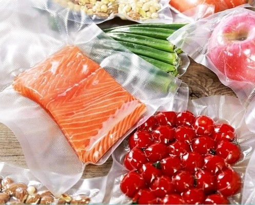 PE Hot Seal Plastikowa torba QS Mrożona żywność Dostosuj markę Bez BPA