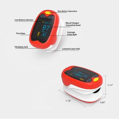 ROSH Symbian Led Fingertip Pulsoksymetr 35% Monitor tętna i nasycenia tlenem