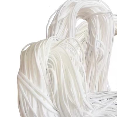 3mm Spandex Płaska, okrągła elastyczna pętla na ucho do jednorazowej maski chirurgicznej