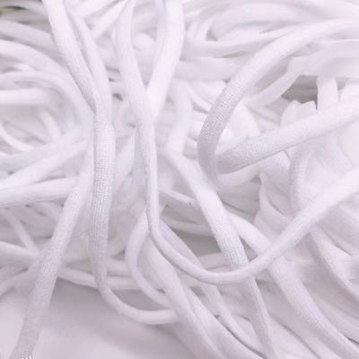3mm Spandex Płaska, okrągła elastyczna pętla na ucho do jednorazowej maski chirurgicznej