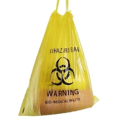 Biodegradowalne jednorazowe worki na śmieci LDPE / HDPE Biohazard