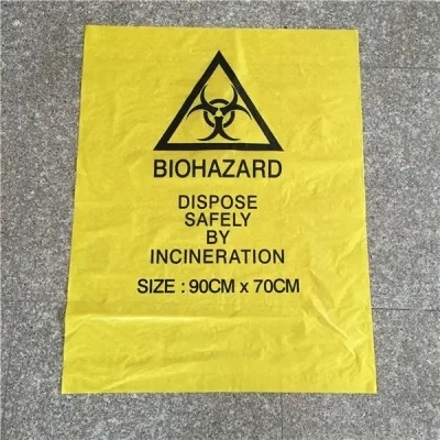 Wytrzymałe, czerwono-żółte, jednorazowe torby do autoklawu Biohazard dla kliniki